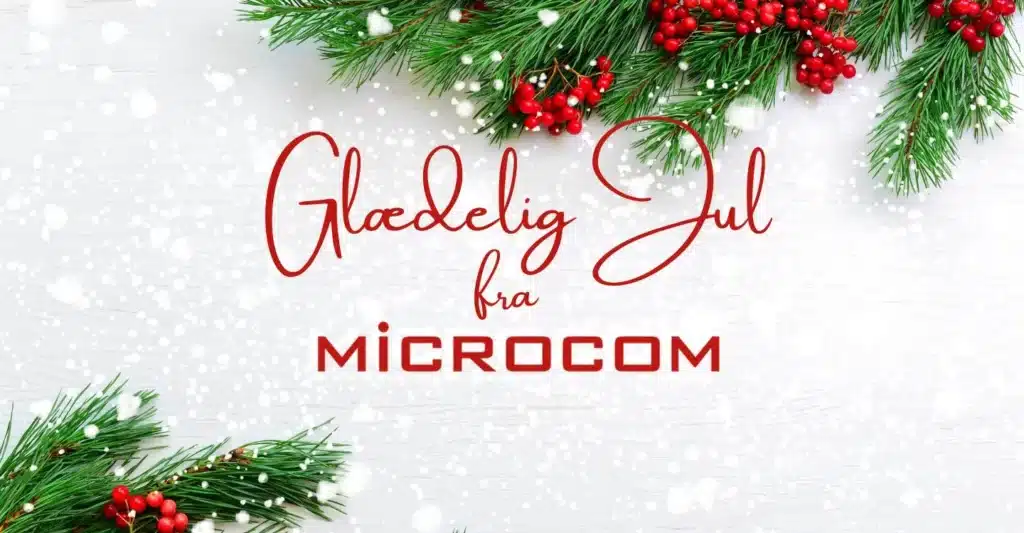 Microcom, Easypos og Scanpos ønsker glædelig jul!